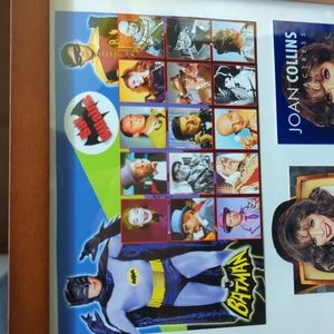 Joan Collins autographed collage (Batman) t.v. series